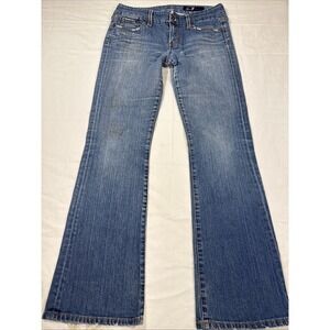 JEANS STRAIGHT BOOT Seven7 Women Denim Size 31 X 30